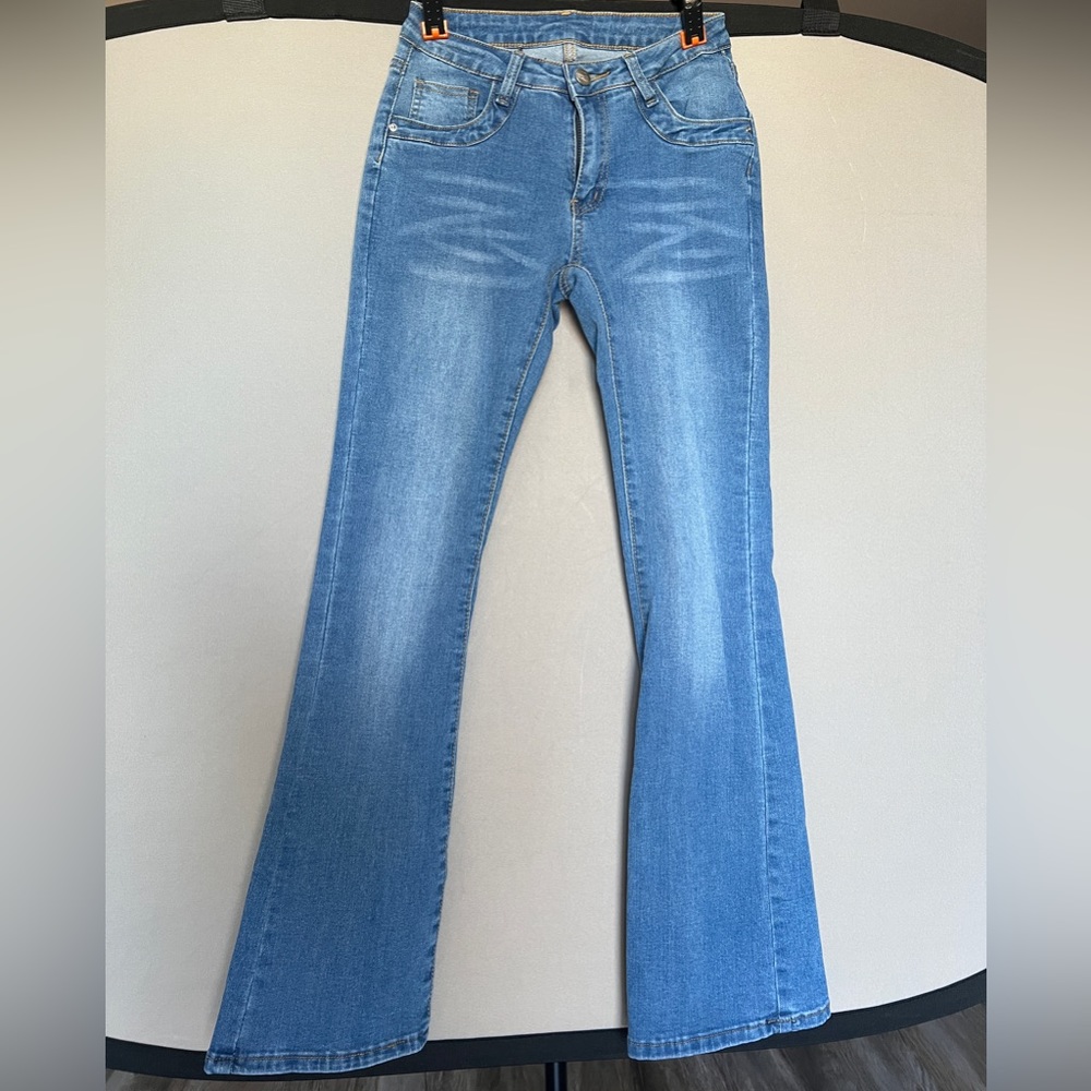 Blue Boot Cut Jeans